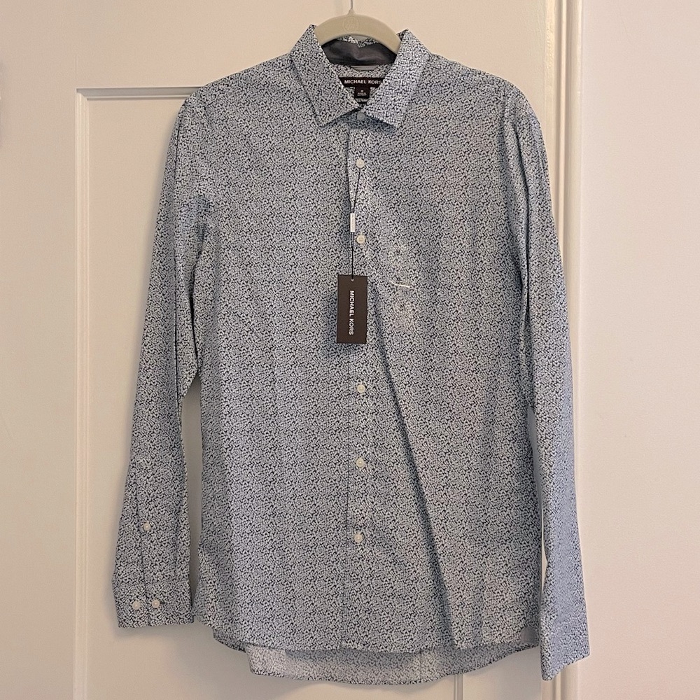 NWT Michael Kors Button Down Shirt Size M